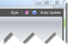 New Auto Update button in the top right corner